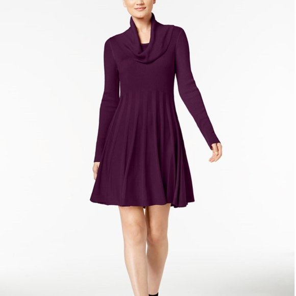 Calvin Klein Sweater Dress / Color: Burgundy / Size: 3X - Picture 1 of 5